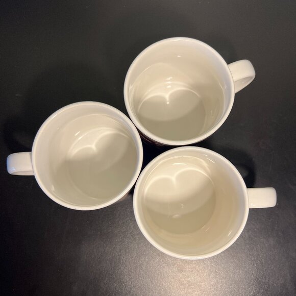 Set of 3 SAKURA French STOREFRONTS Stoneware Mugs w/ Art by Chiu Tak Hak ~ Paris - Picture 10 of 12